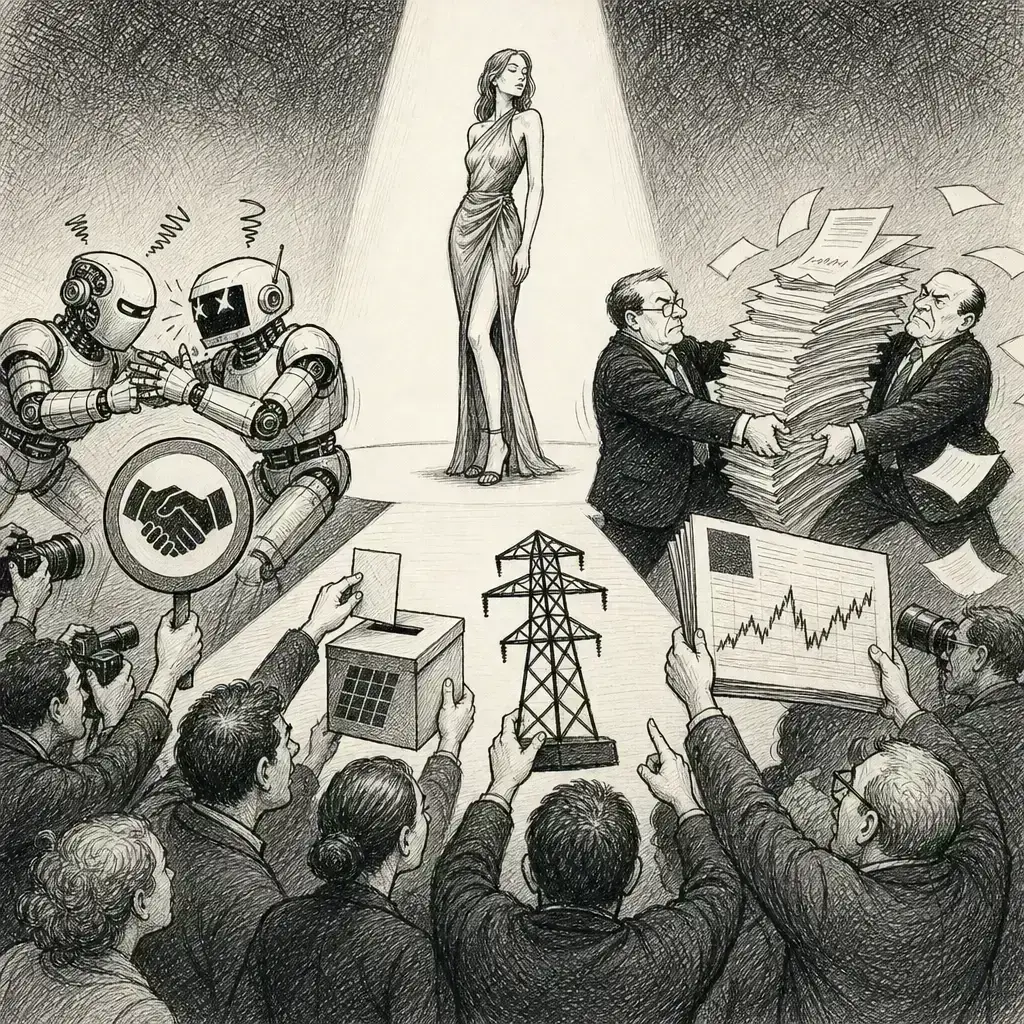 Editorial cartoon: The week the story stopped being about the model