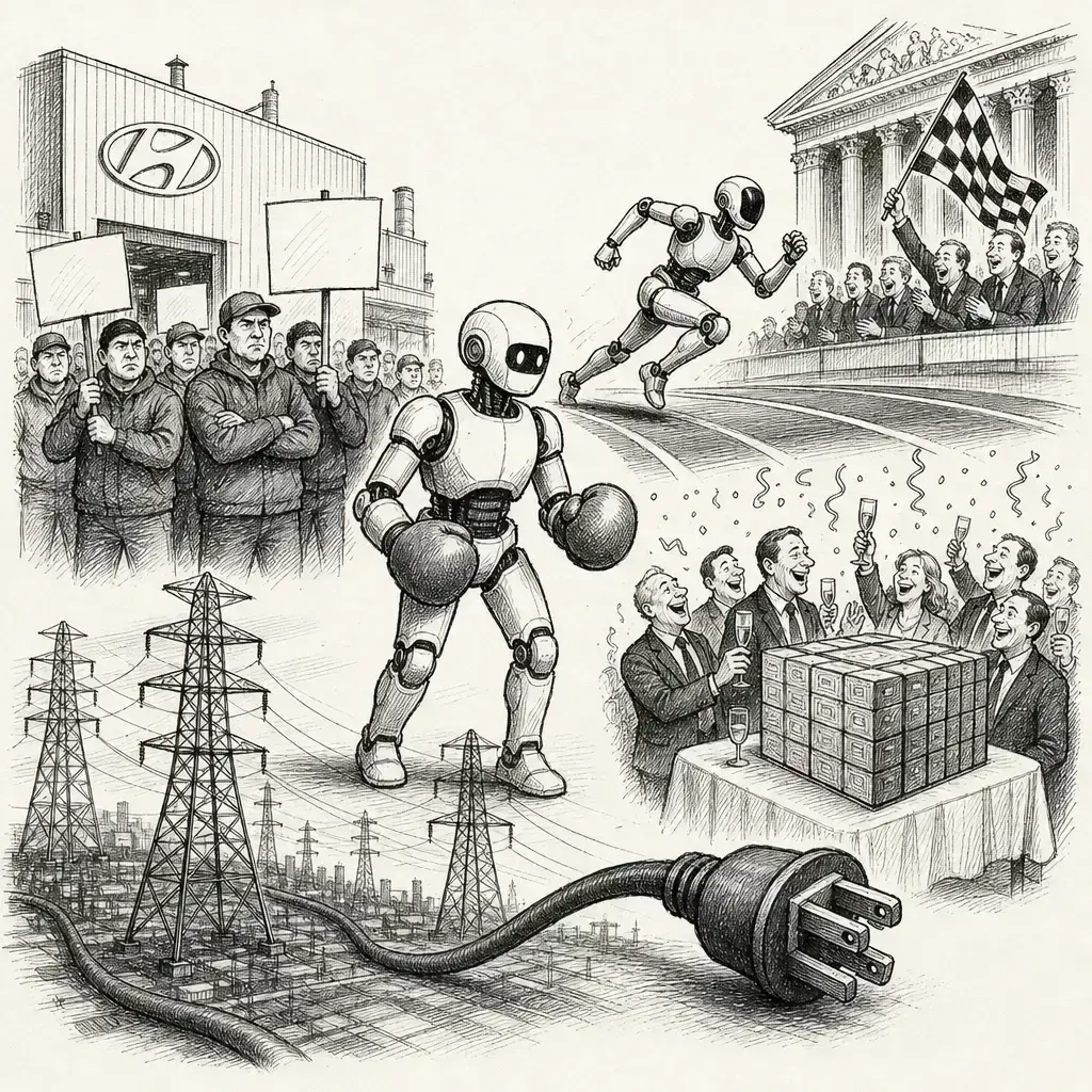 Editorial cartoon: The week AI got physical