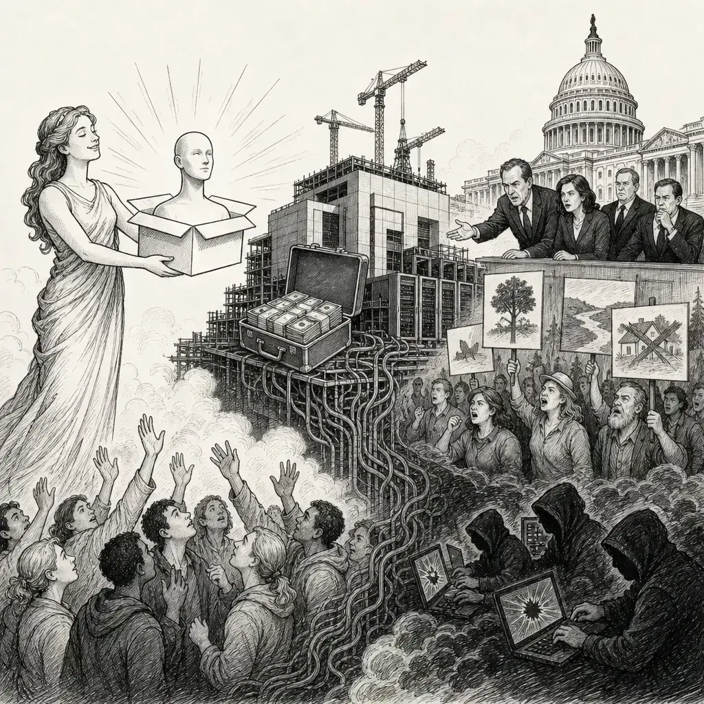 Editorial cartoon: The free model and the billion-dollar backlash