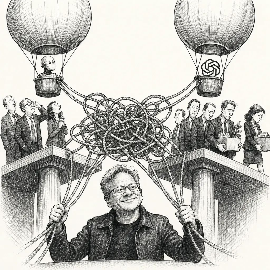 Editorial cartoon: Two IPOs, one tangled balance sheet