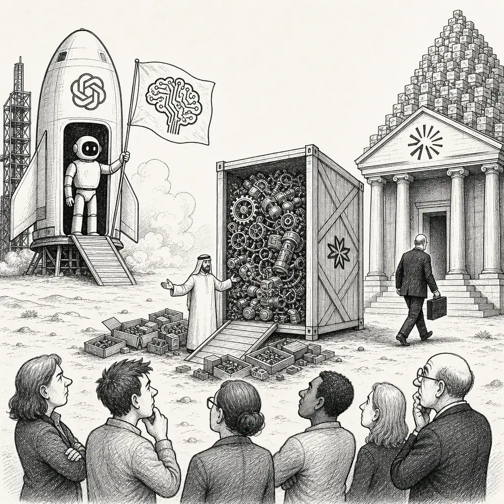 Editorial cartoon: OpenAI calls it AGI. Not everyone's buying it.