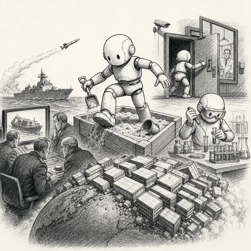 Editorial cartoon: The week AI stopped staying inside the sandbox