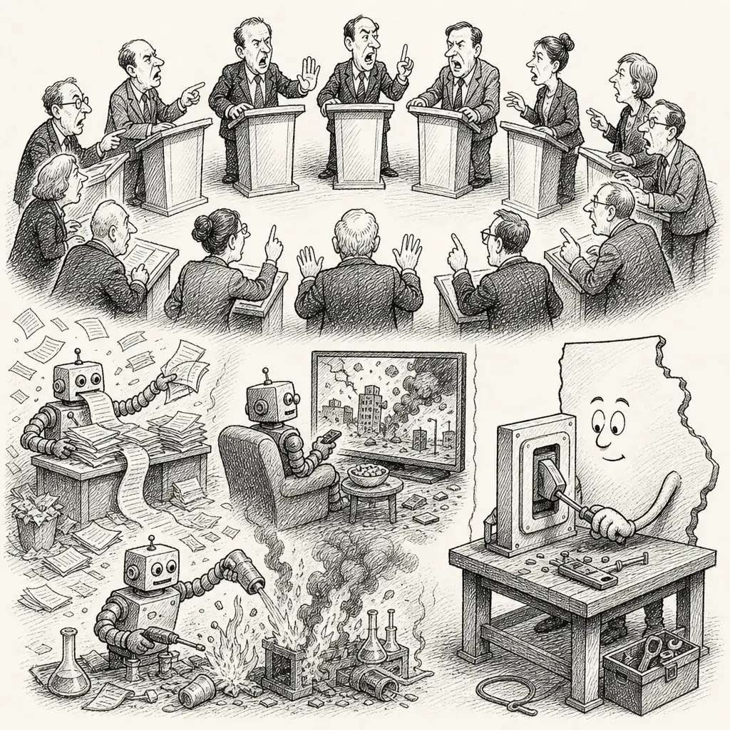 Editorial cartoon: The week the pacing debate had to show its work