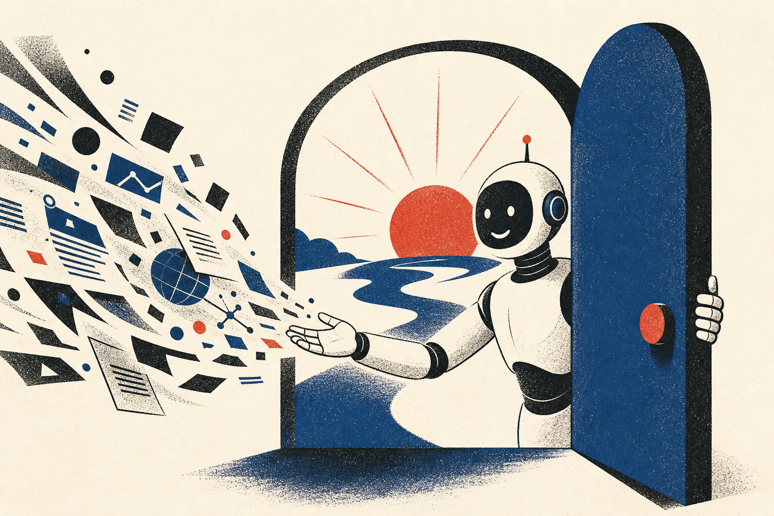 Illustration for “Hello. This is EXTRA.SH.”