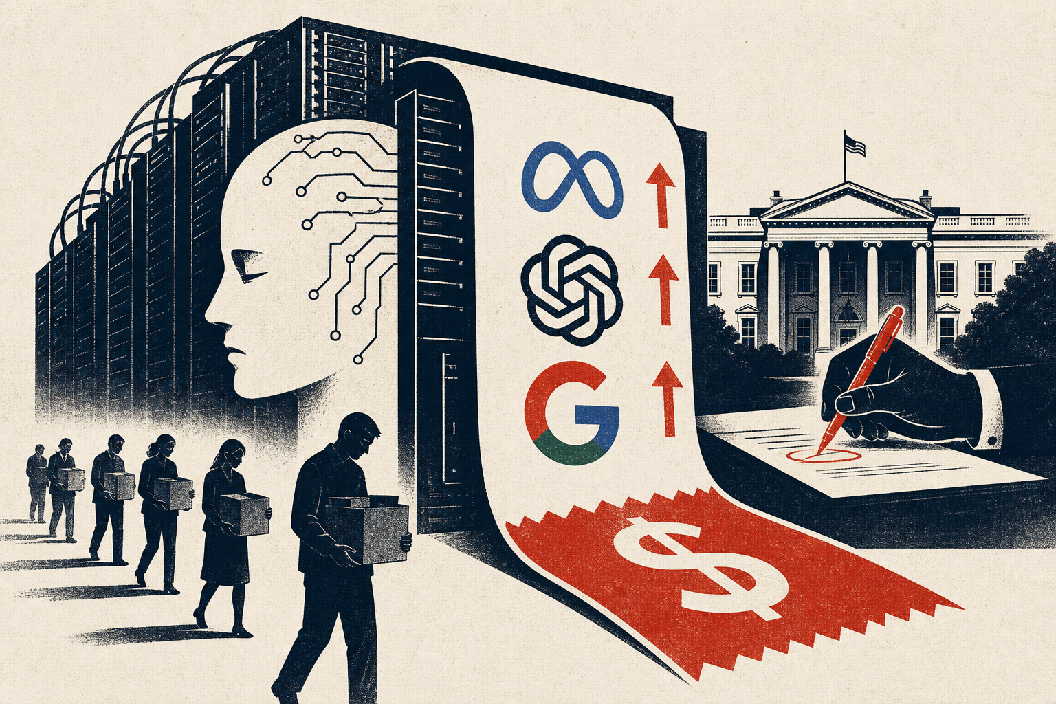 Illustration for “The AI compute bill comes due”