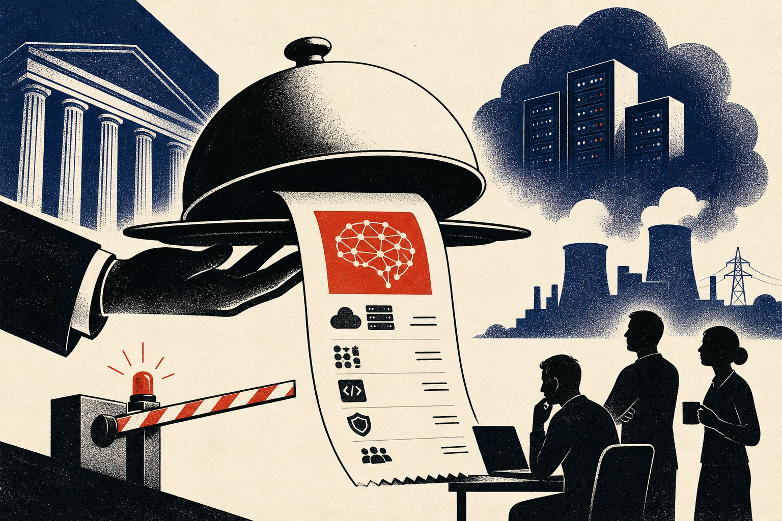 Illustration for “The bill for AI arrives”