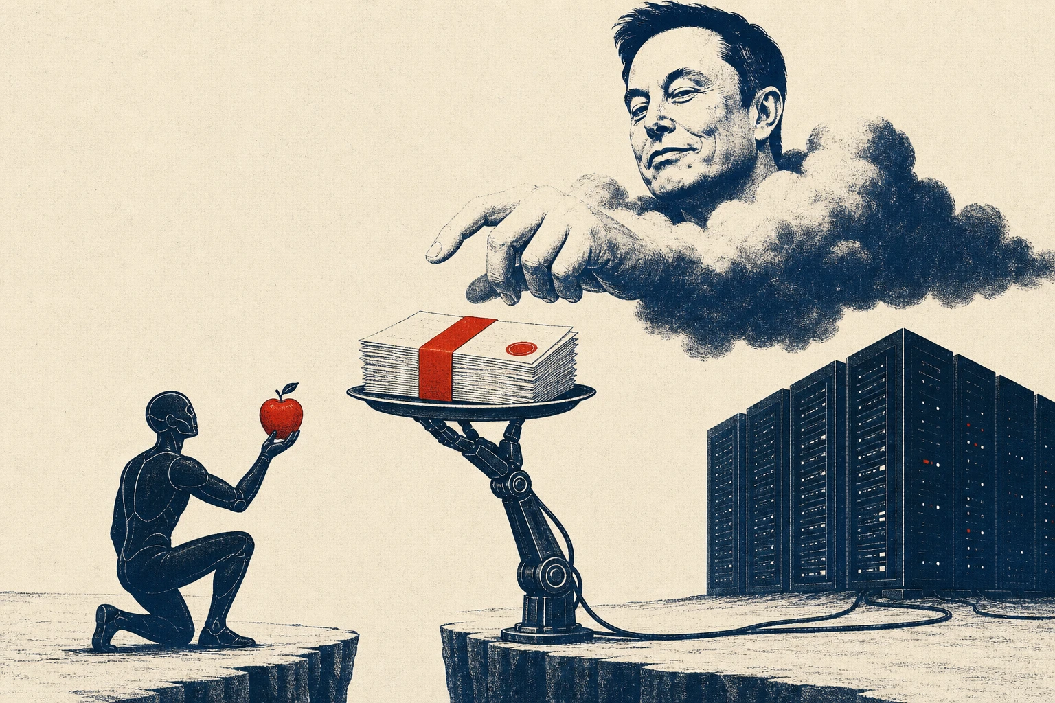 Illustration for “Fable 5, an IPO filing, and Musk's cloud”