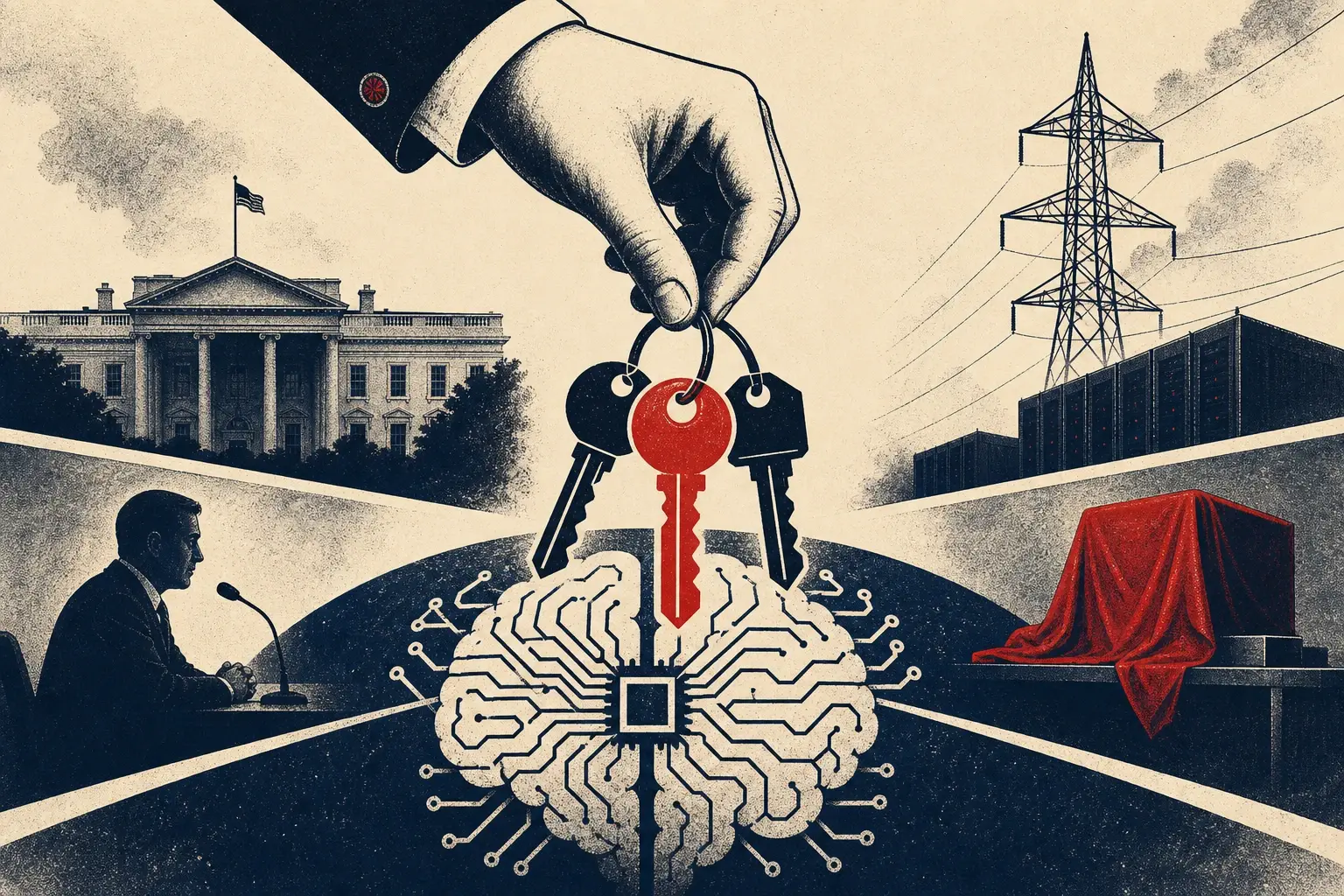 Illustration for “The week the U.S. took the keys”