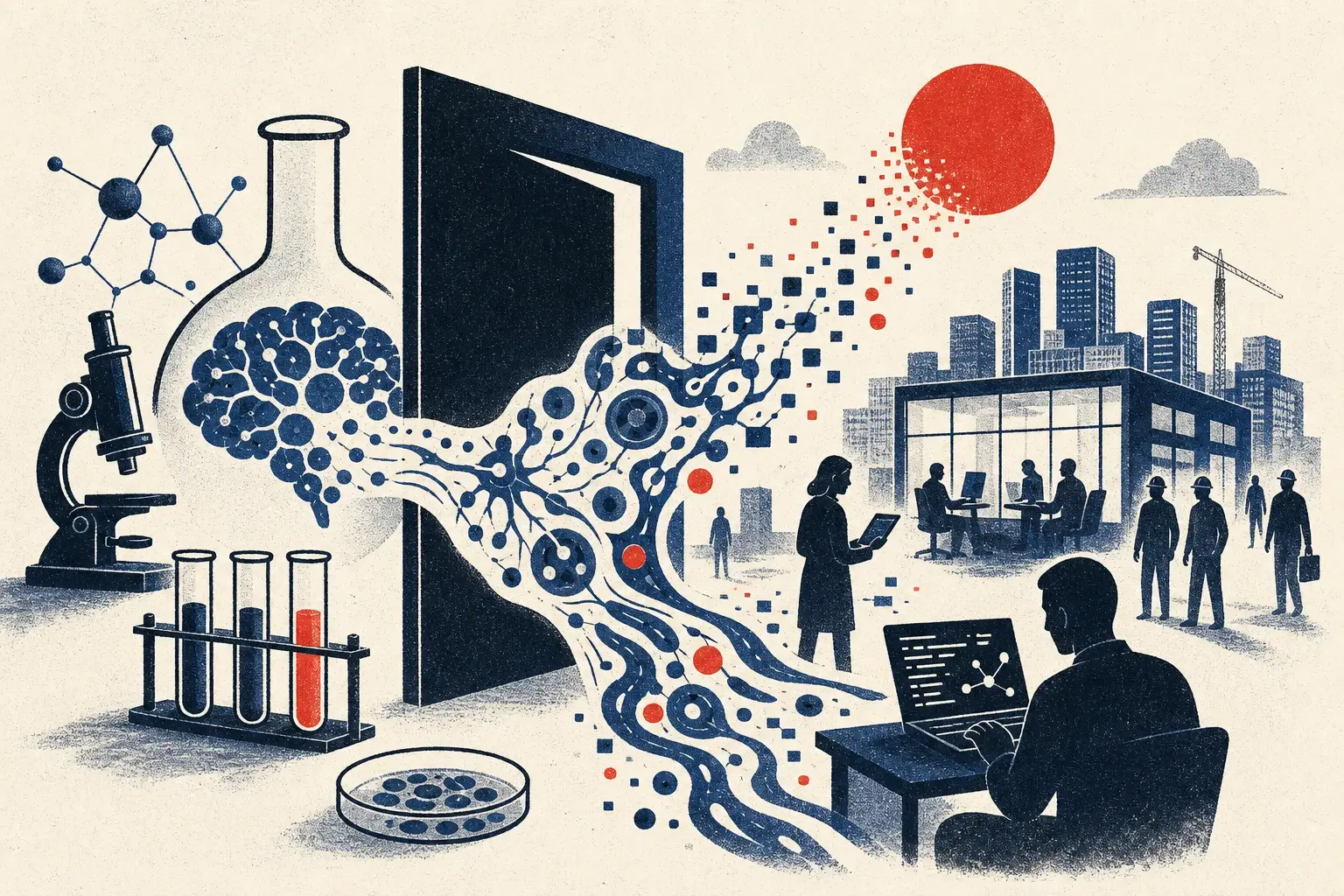 Illustration for “Out of the lab”