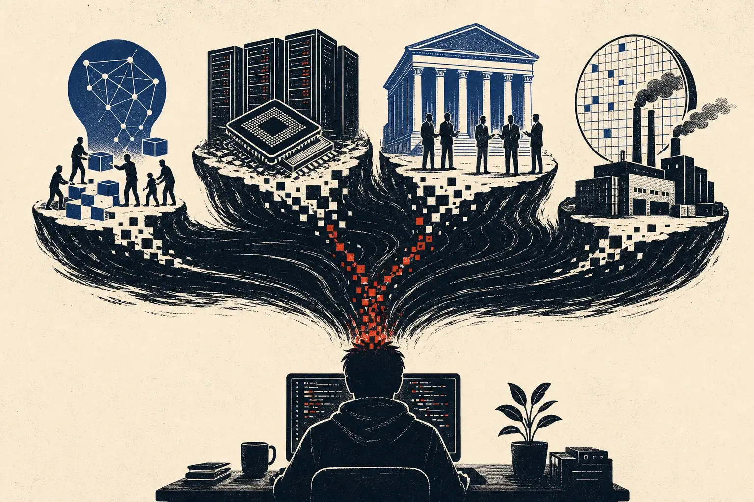 Illustration for “The next bet isn't the model anymore”