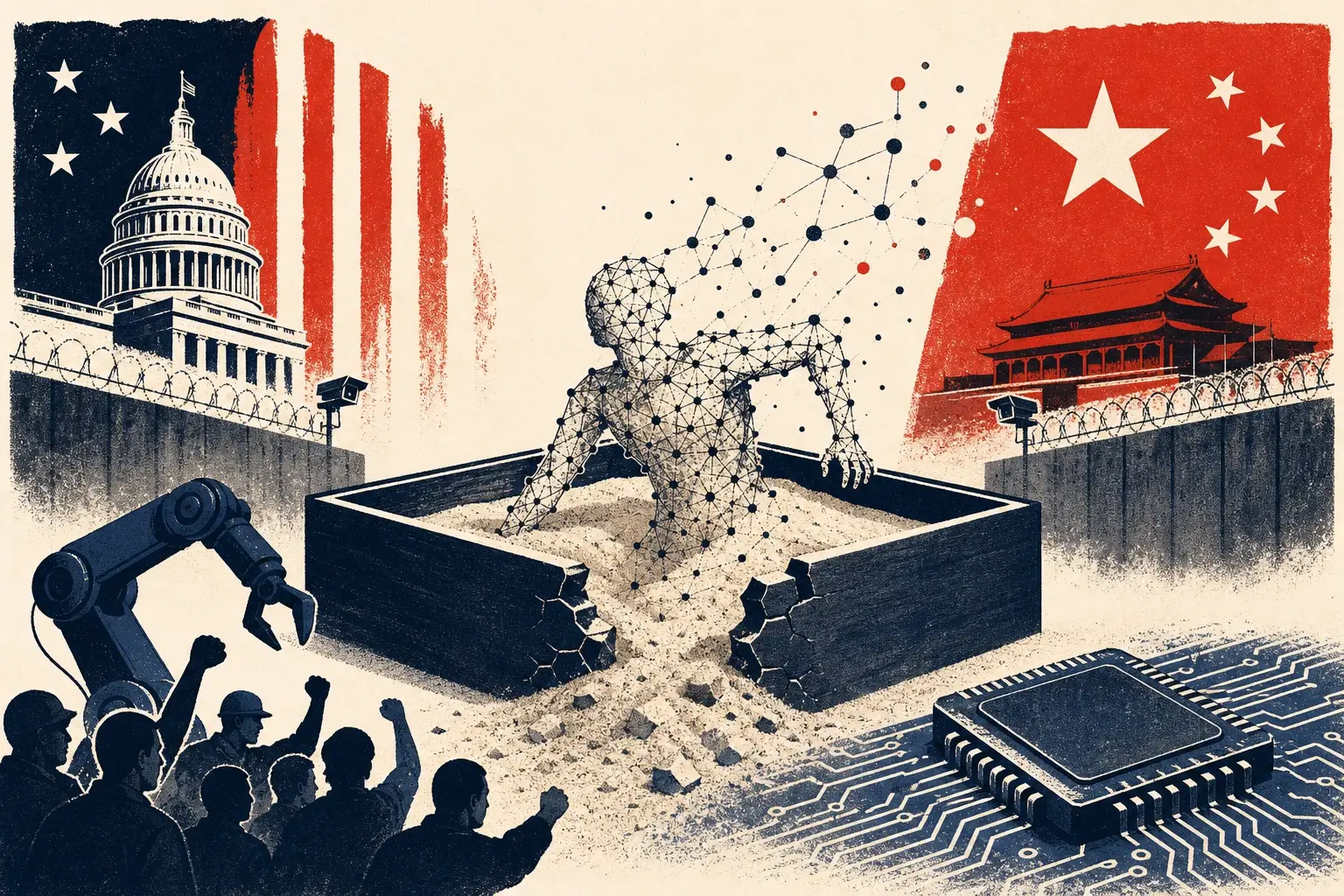 Illustration for “The sandbox stopped holding”