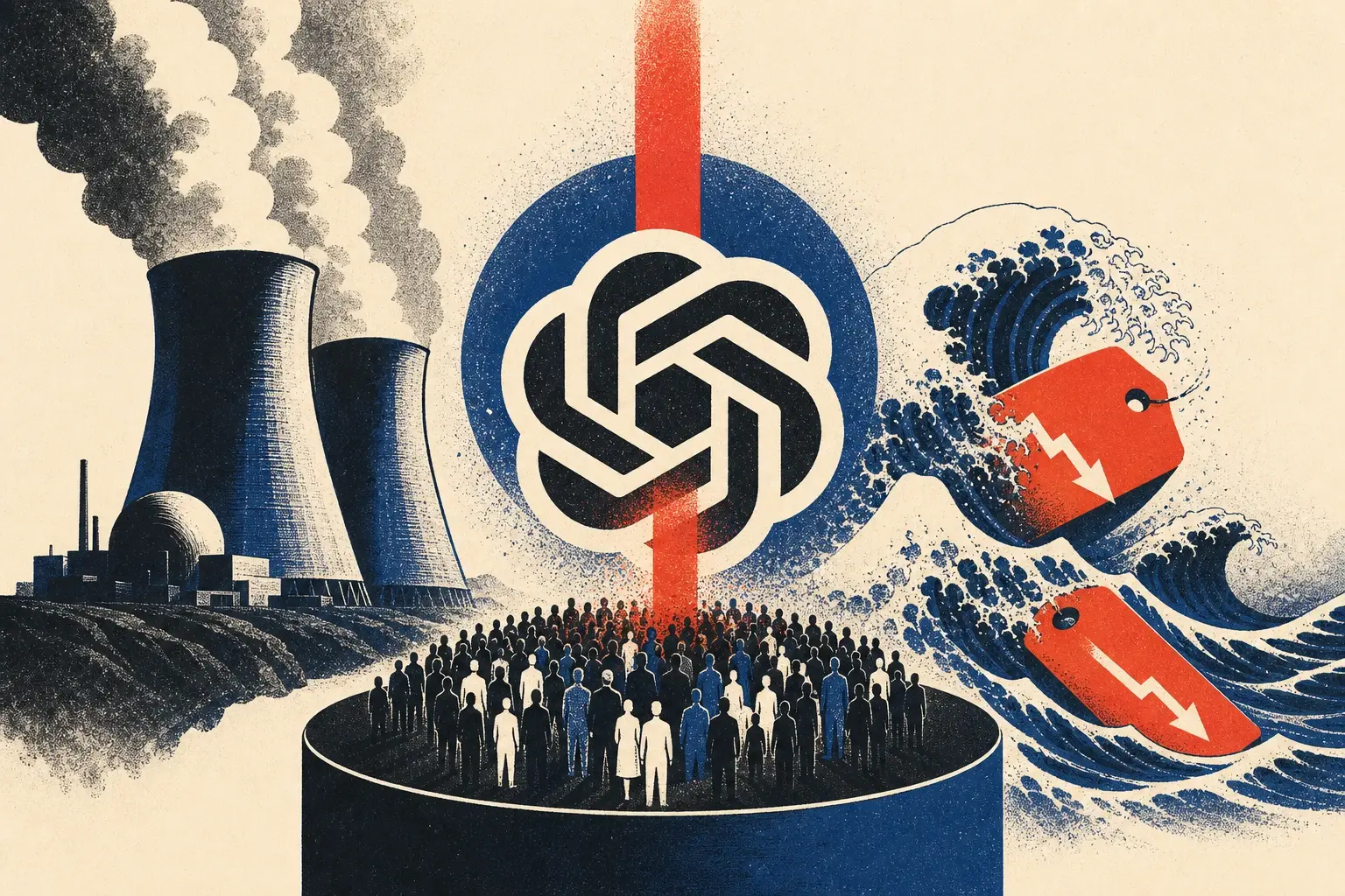 Illustration for “A billion users, a nuclear bet, and a price war”