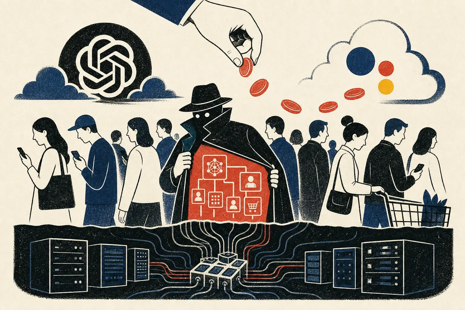Illustration for “Hiding in plain sight, and nobody looked”